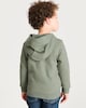 image 4 of F&F Boys Cotton Rich Zip Through Hoodie in Khaki