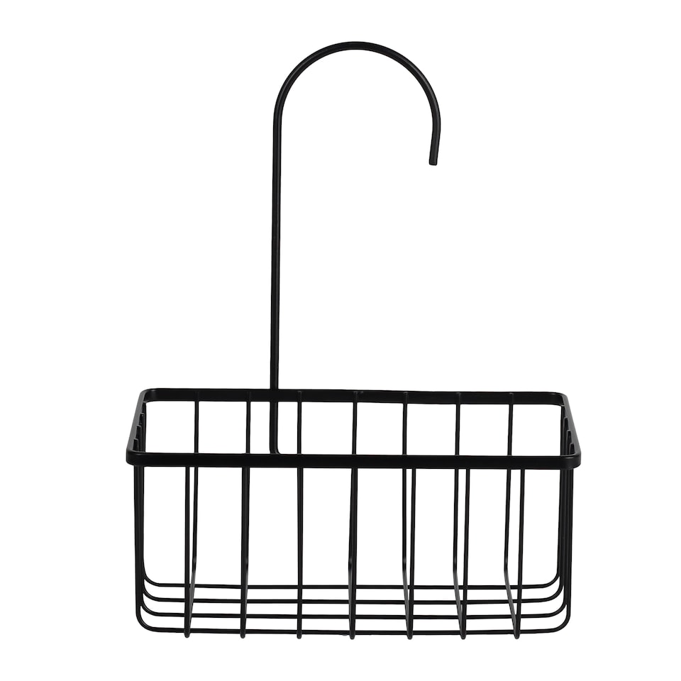 F&F Home Black Wire Caddy With Hook