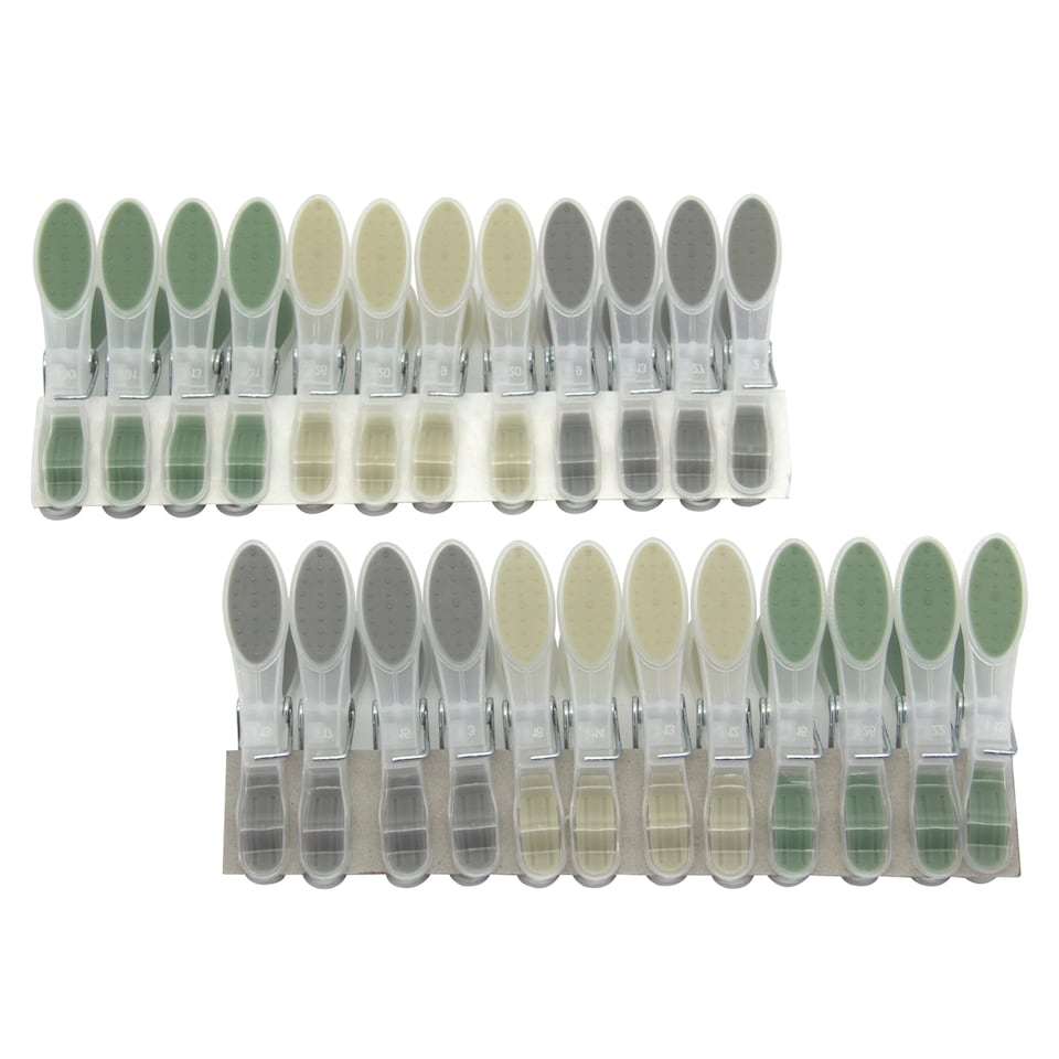 Tesco Home  Soft  Grip Pegs 24pk