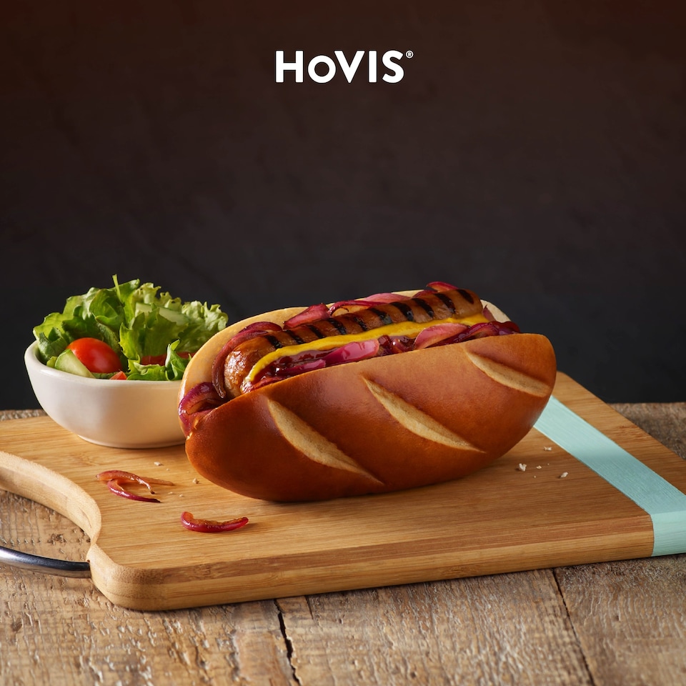 image 1 of Hovis Premium Hot Dog Rolls 4 Pack