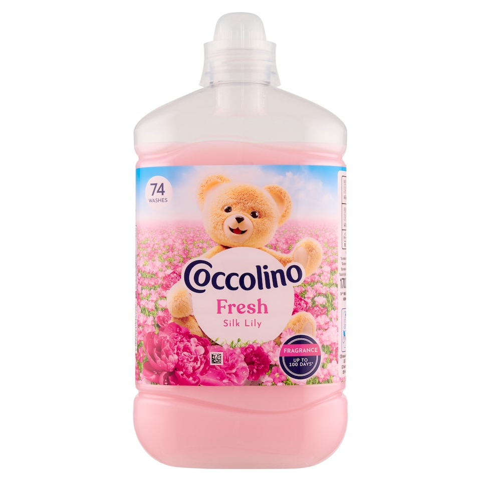 image 1 of Coccolino Fresh Silk Lily Concentrated Fabric Softener 74 Washes 1702ml