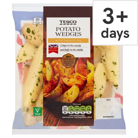 Tesco Potato Wedges 500G