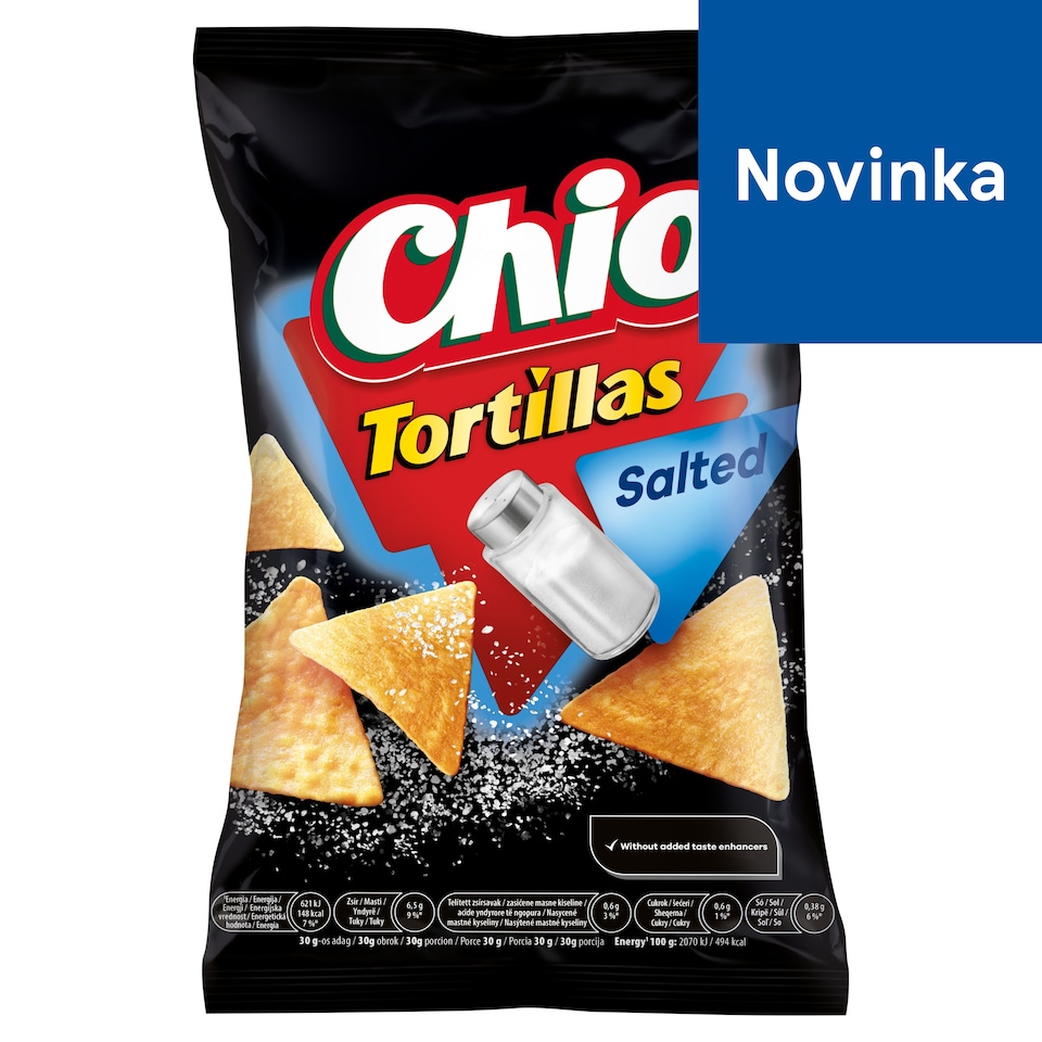 Chio Tortillas kukuričný snack solený 110 g