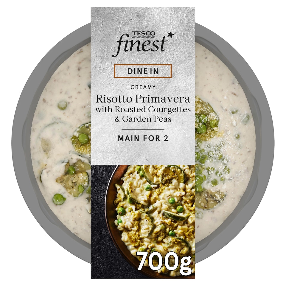 Tesco Finest Primavera Risotto with Pea & Mint Pesto 700g