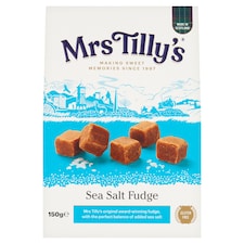 Mrs Tilly's Sea Salt Scottish Fudge 150g