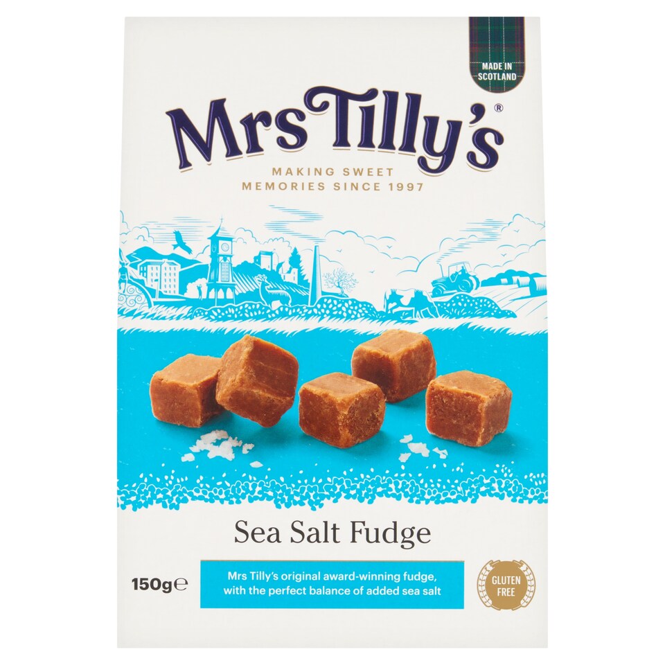 Mrs Tilly's Sea Salt Scottish Fudge 150g