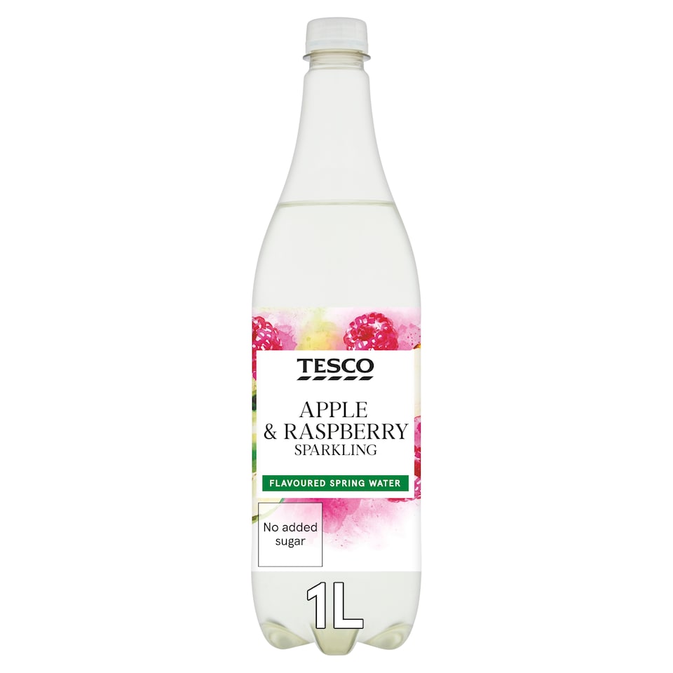 Tesco Sparkling Water Apple & Raspberry 1 Litre