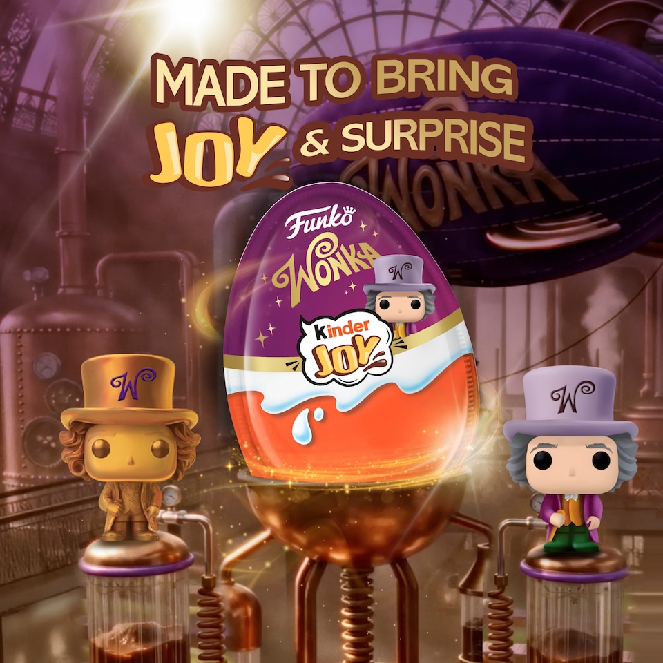 image 1 of Kinder Joy Funko Wonka 20g