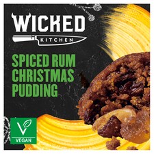 Wicked Kitchen Spiced Rum Christmas Pudding 100G