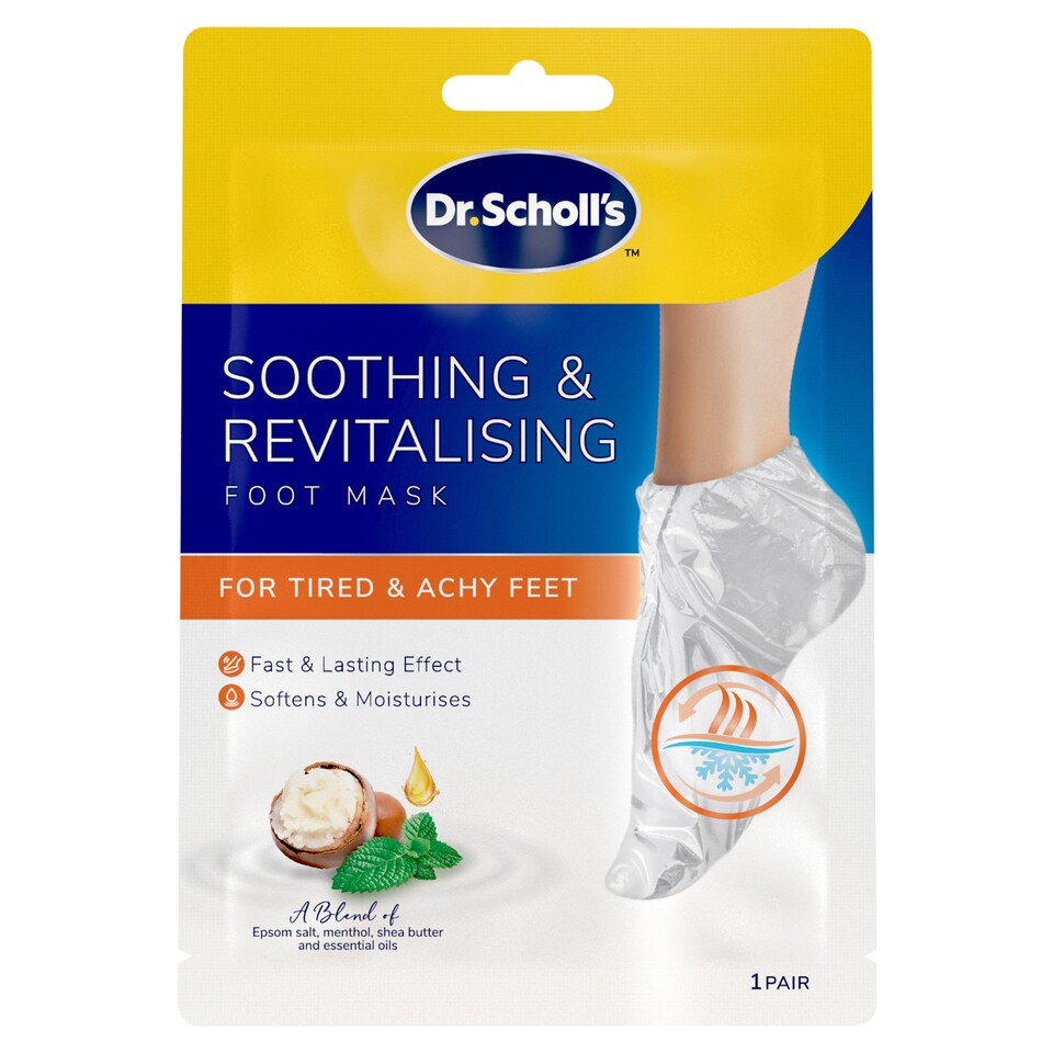image 1 of Dr Scholl's Soothe & Revitalise Foot Mask