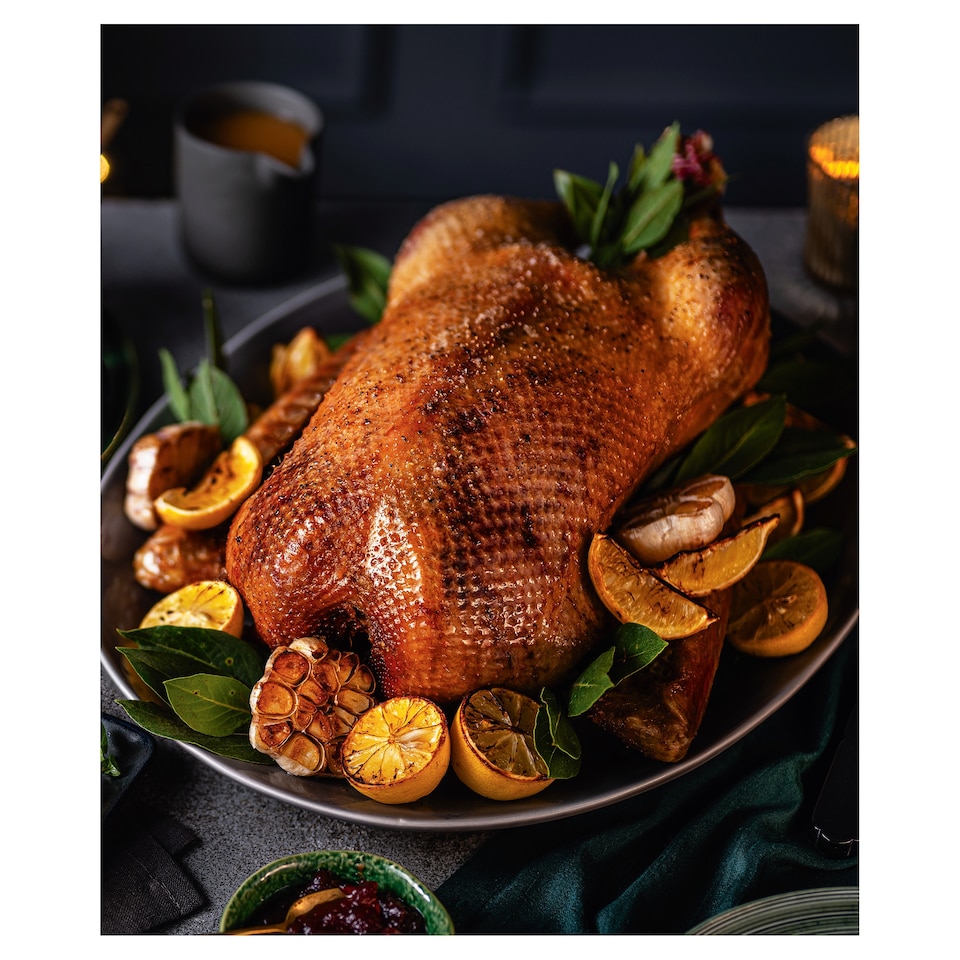 image 1 of 54. Tesco Finest Free Range Medium Goose 4 - 6kg (Serves 8-12)