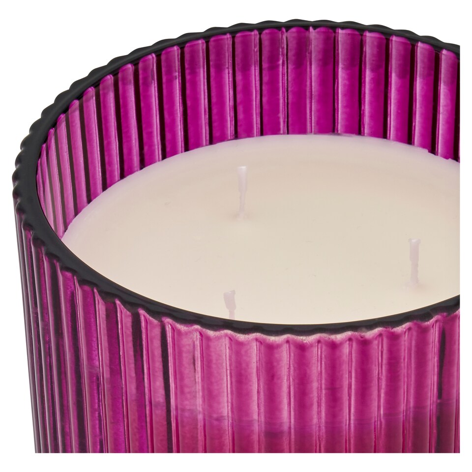 image 1 of F&F Home Frosted Rosehip & Damson Winter Candle 650G