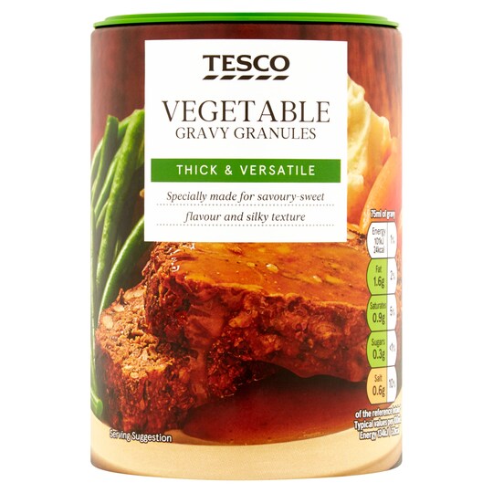 Tesco Vegetable Gravy Granules 200G Tesco Groceries