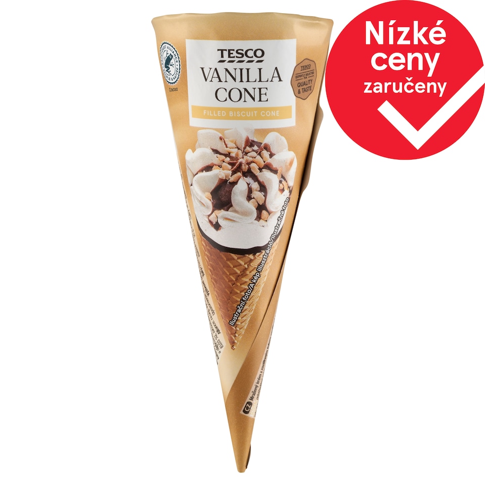 Tesco Frozen Vanilla Cream with Chocolate Flavour Frosting 120ml