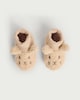 image 2 of Peter Rabbit Textured Booties in Brown