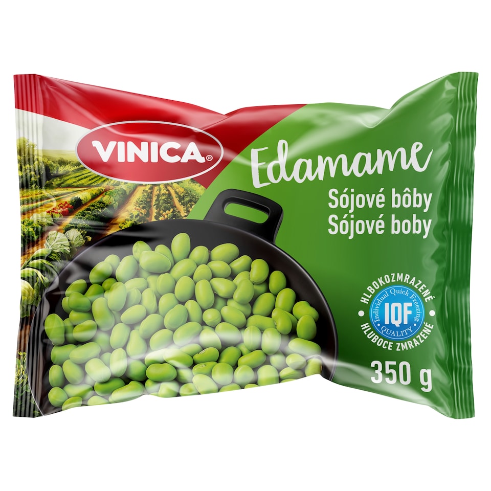Vinica Hlbokozmrazené edamame sójové bôby 350 g