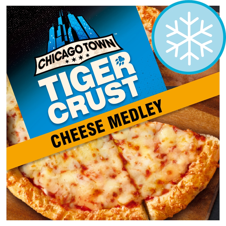 image 1 of Chicago Town Tiger Crust Pizza - Cheese Medley 305g