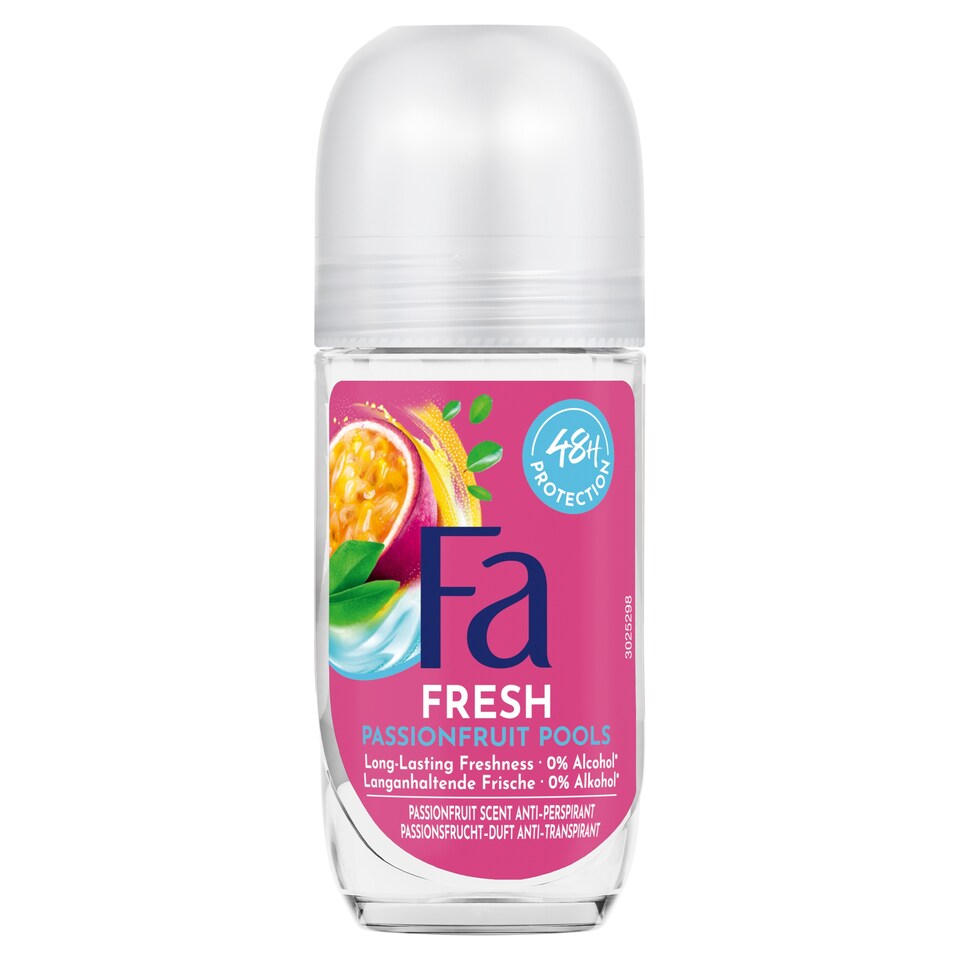 Fa Fresh Passionfruit Pools antiperspirant roll-on 50ml