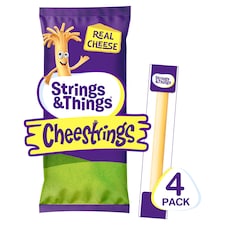 Cheestrings Original Cheese Snacks 4 Pack 80G