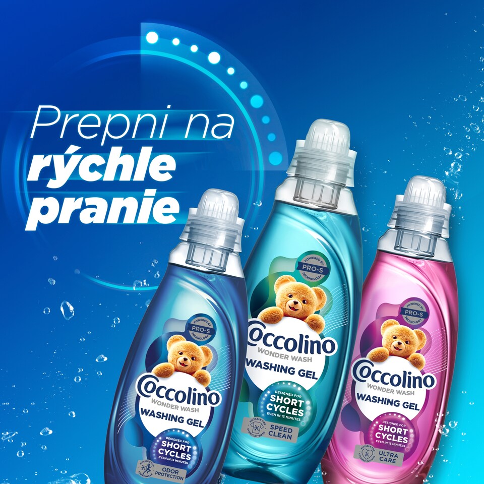 image 1 of Coccolino Wonder Wash Speed Clean Washing Gel 37 Washes 1480 ml