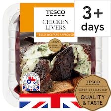 Tesco Fresh Chicken Livers 380G