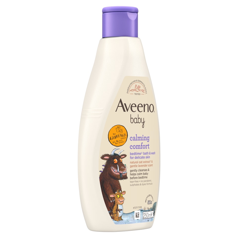image 1 of Aveeno Baby Calming Comfort Bedtime Bath & Wash 250ml