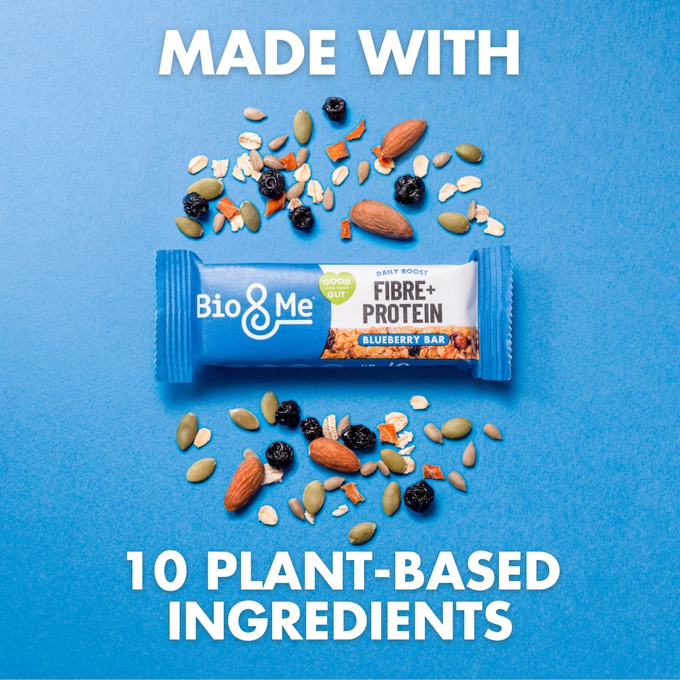 image 1 of Bio&Me Protein Oat Bar Blueberry 3x40g