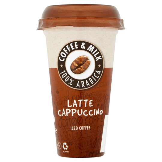 Coffee & Milk Latte Cappuccino Iced Coffee 250Ml Tesco Groceries