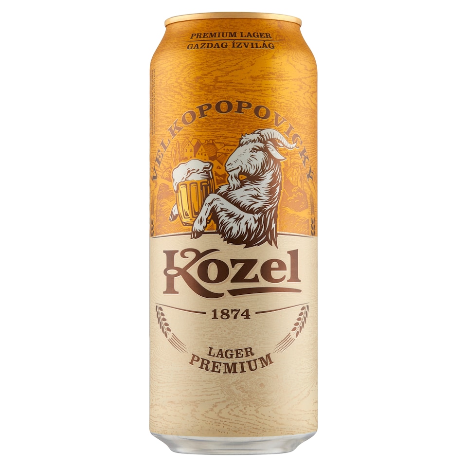 Velkopopovický Kozel Premium Lager Beer 4,6% 0,5 l