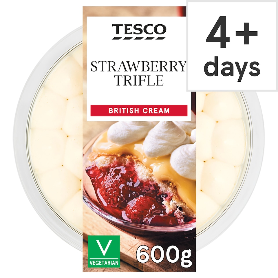 Tesco Strawberry Trifle 600G