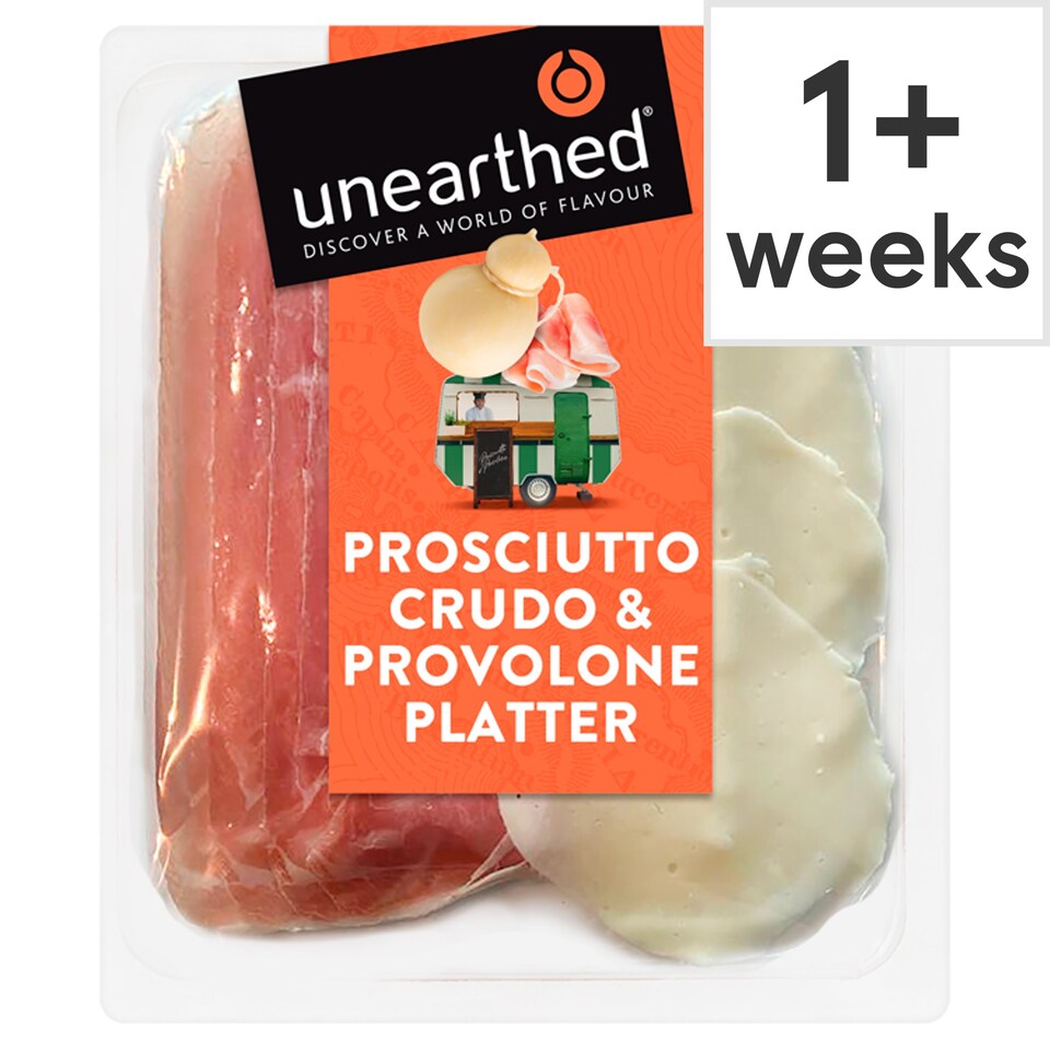 Unearthed Prosciutto Crudo and Provolone platter 110g Tesco Groceries