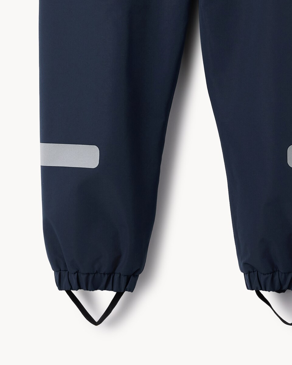 image 1 of F&F Boys Waterproof Trousers in Navy