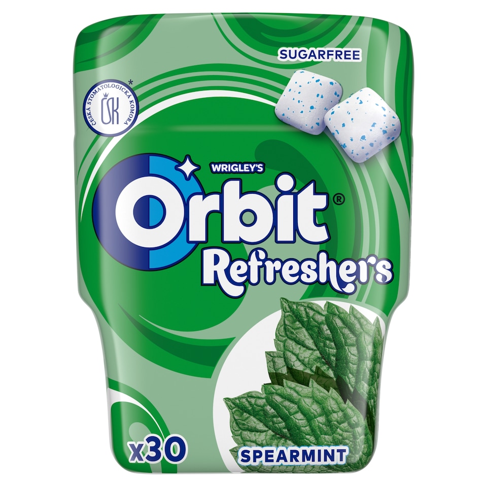 image 1 of Wrigley's Orbit Refresher's Spearmint 30 pcs 67 g
