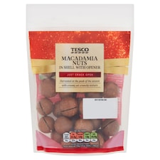 Tesco Macadamia Nuts In Shell With Opener 200G