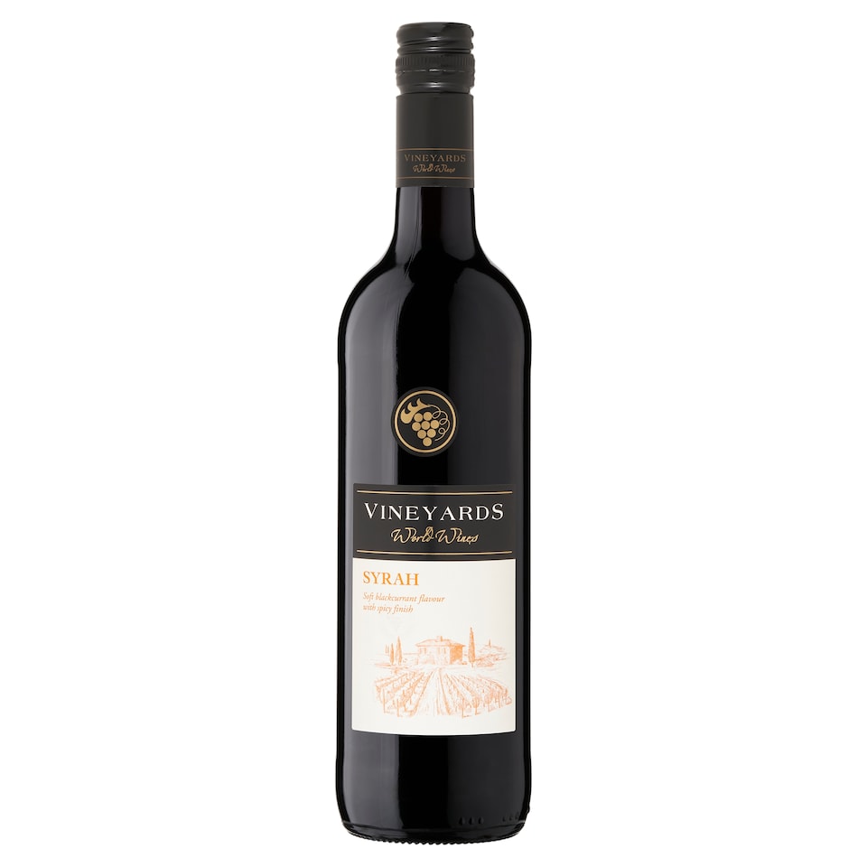 Vineyards World Wines Syrah červené víno suché 750ml