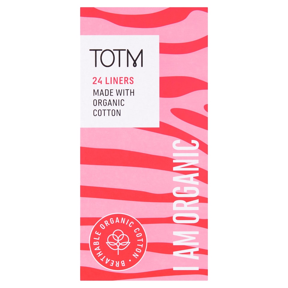 TOTM Organic Cotton Liners 24 Pack