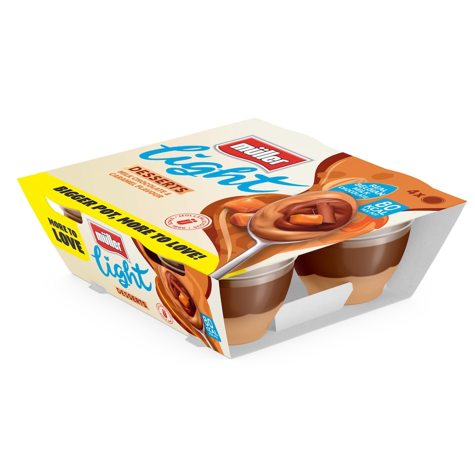 image 1 of Mullerlight Dessert Layers Chocolate Caramel 4x90g