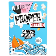 Propercorn Salted Microwave Popcorn 3X70g
