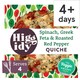 image 1 of Higgidy Spinach Feta Red Pepper Quiche 400G
