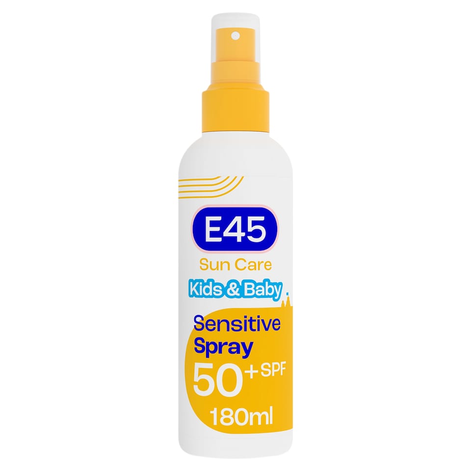 image 1 of E45 Sun Care Kids & Baby Sensitive SPF50+ Spray 180ml