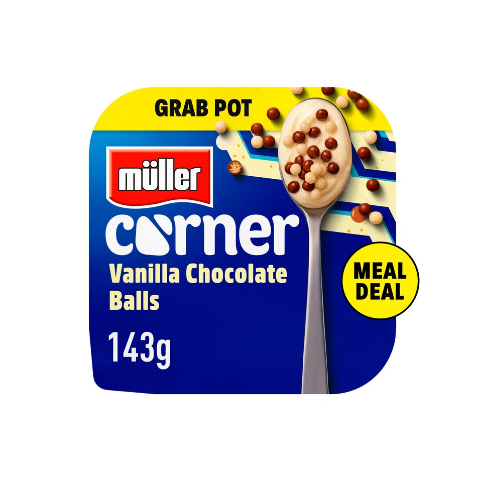 image 1 of Muller Corner Vanilla Chocolate Balls Grab Pot Yogurt 143g