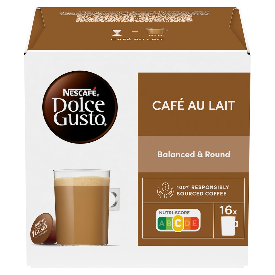 NESCAFÉ Dolce Gusto Café au Lait kávové kapsle 16 ks