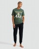 image 1 of Shrek Slogan T-Shirt and Joggers Pyjamas SEt in Multi