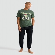 Shrek Slogan T-Shirt and Joggers Pyjamas SEt in Multi