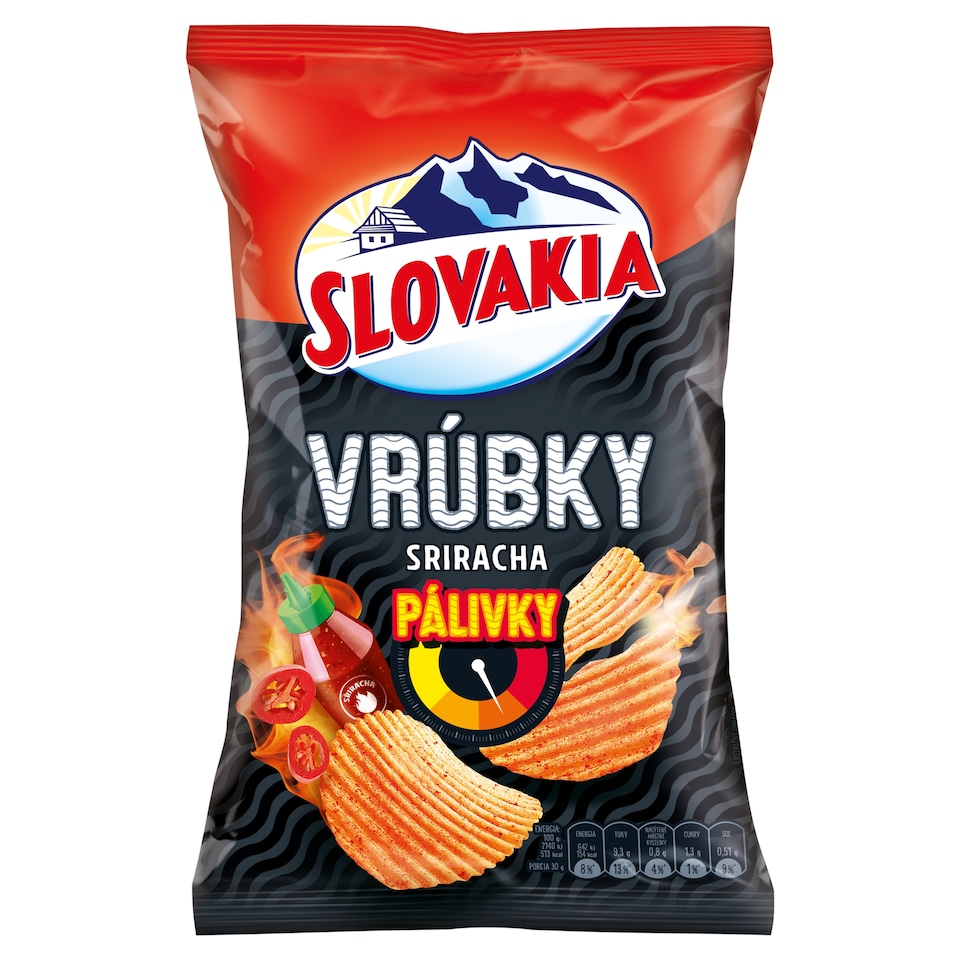 Slovakia Vrúbky Hot Sriracha 120 g