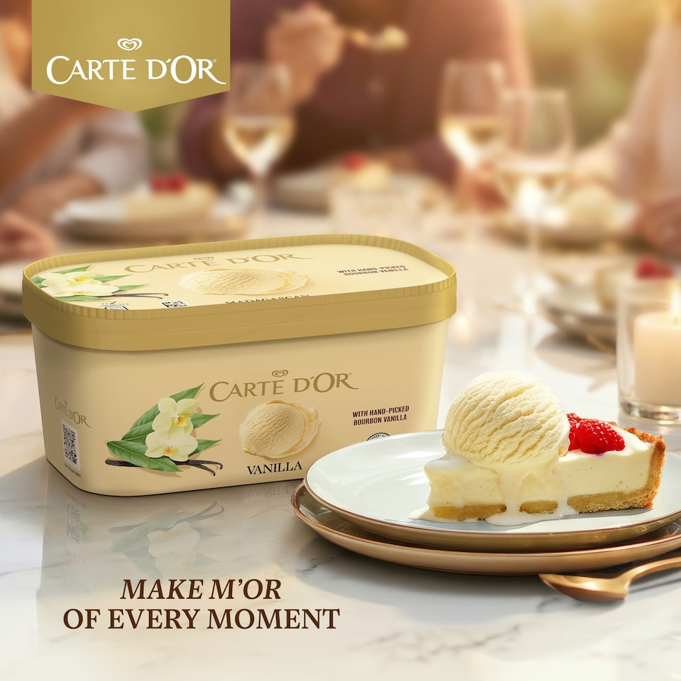 image 1 of Carte D'or Madagascan Vanilla Ice Cream Tub 900ml