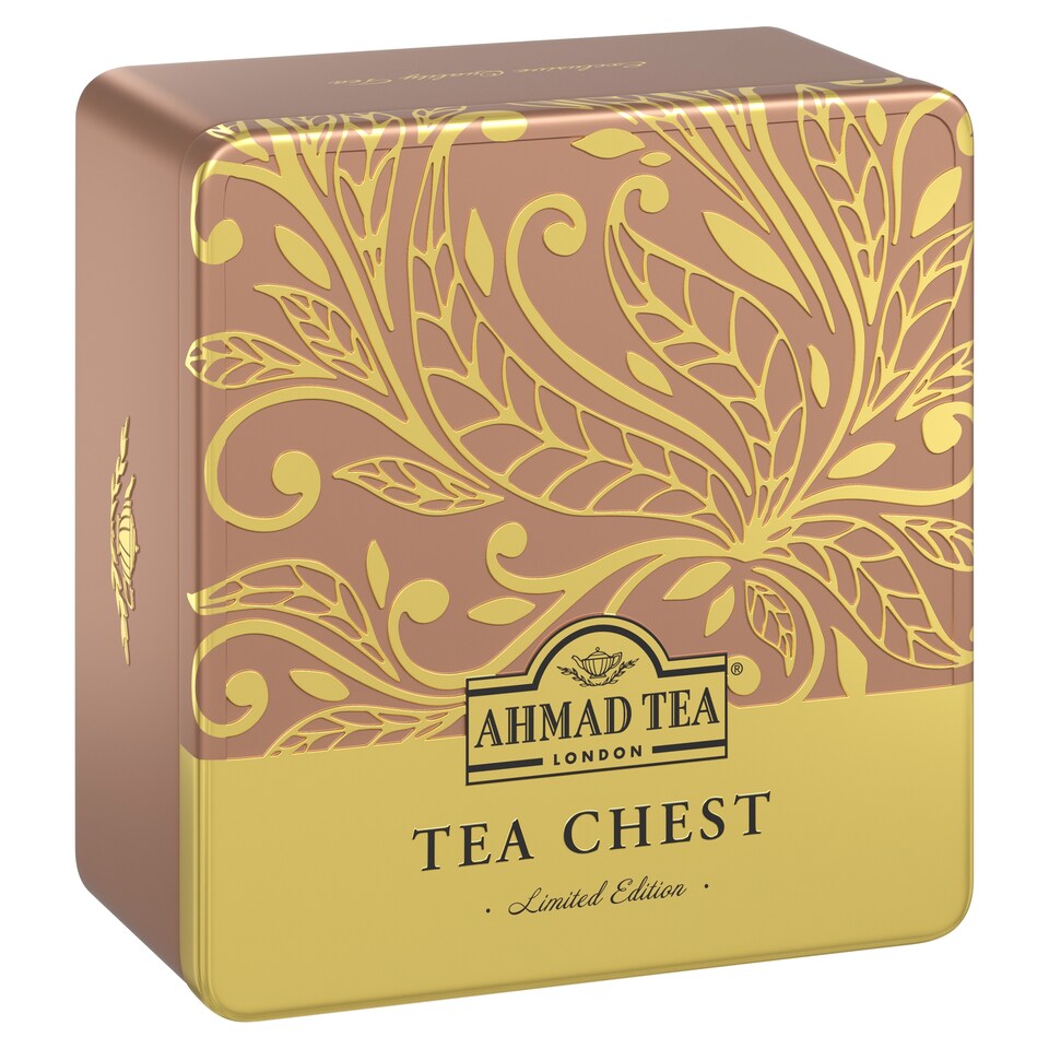 Obrázek 1 pro produkt Ahmad Tea Tea Chest Four výběr černých, zelených a aromatizovaných čajů 40 x 2g