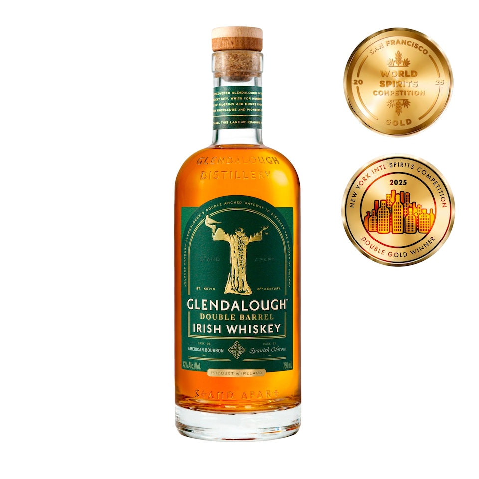 image 1 of Glendalough Double Barrell Irish Whiskey 70cl