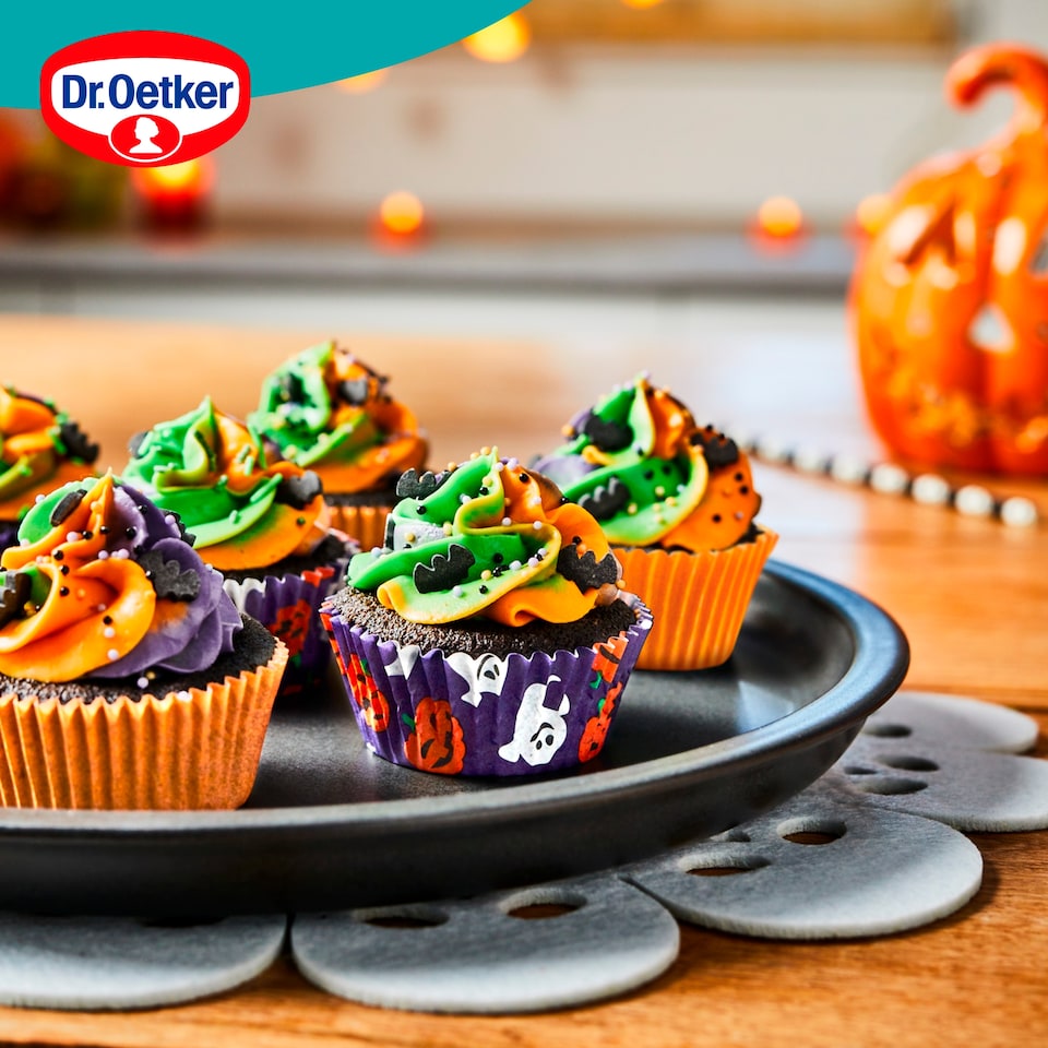 image 1 of Dr. Oetker Halloween Baking Cases x50 