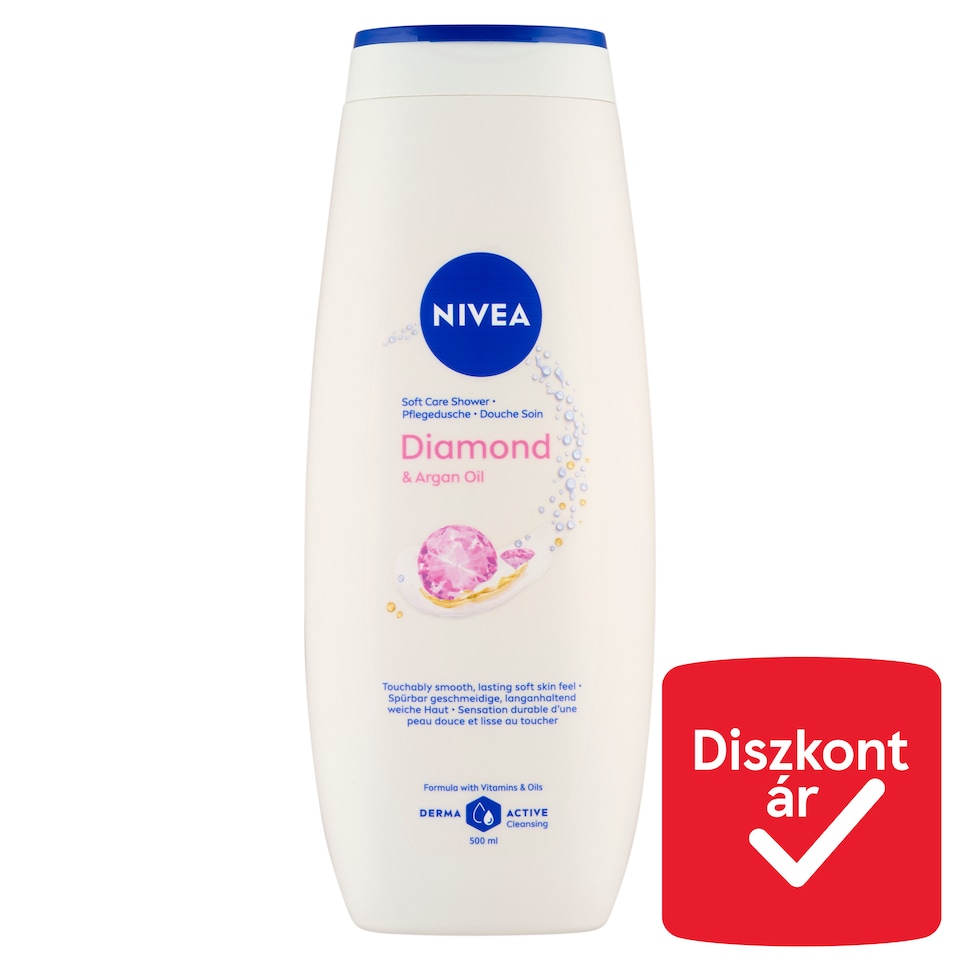 NIVEA Diamond & Argan Oil krémtusfürdő 500 ml  1. kép